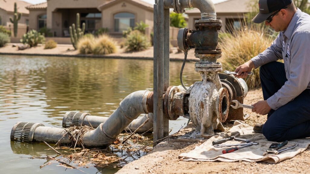 HOA lake pump repair Arizona